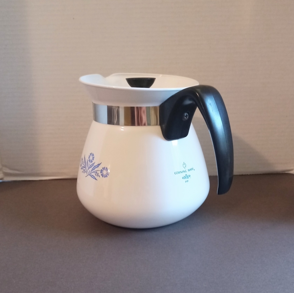 Teapot 2 qt vintage corningware blue cornflower - Picture 4 of 8